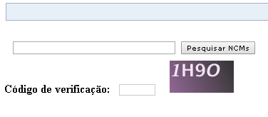 Consultar NCM por descricao