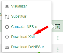 Download XML NFS-e Nacional