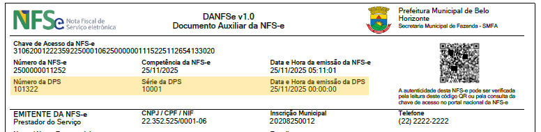Onde fica a DPS no DANFS-e