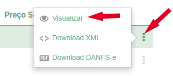 Visualizar NFS-e cancelada no emissor nacional