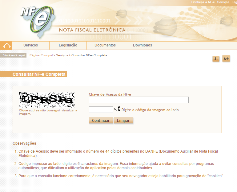 Portal Nacional NF-e