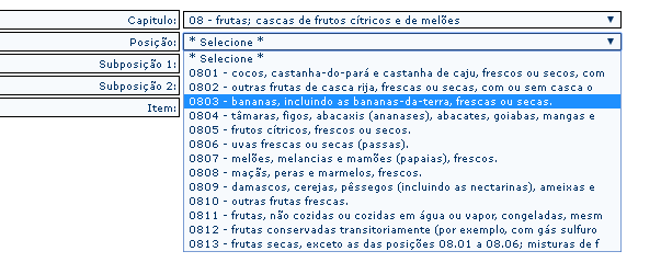 Consultar NCM por codigo